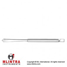 Borchardt Flat Trephine 5 mm Borchardt Shaft Stainless Steel, Diameter 3.5 mm Ø